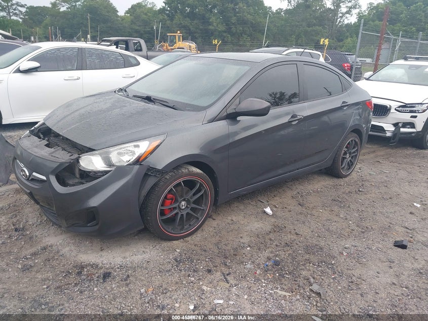 2012 Hyundai Accent VIN KMHCT4AE7CU088205 IAAI salvage auction — RIGHT FRONT, Salvage (South Carolina), sold $350 on 2026-07-21 (photo 2)