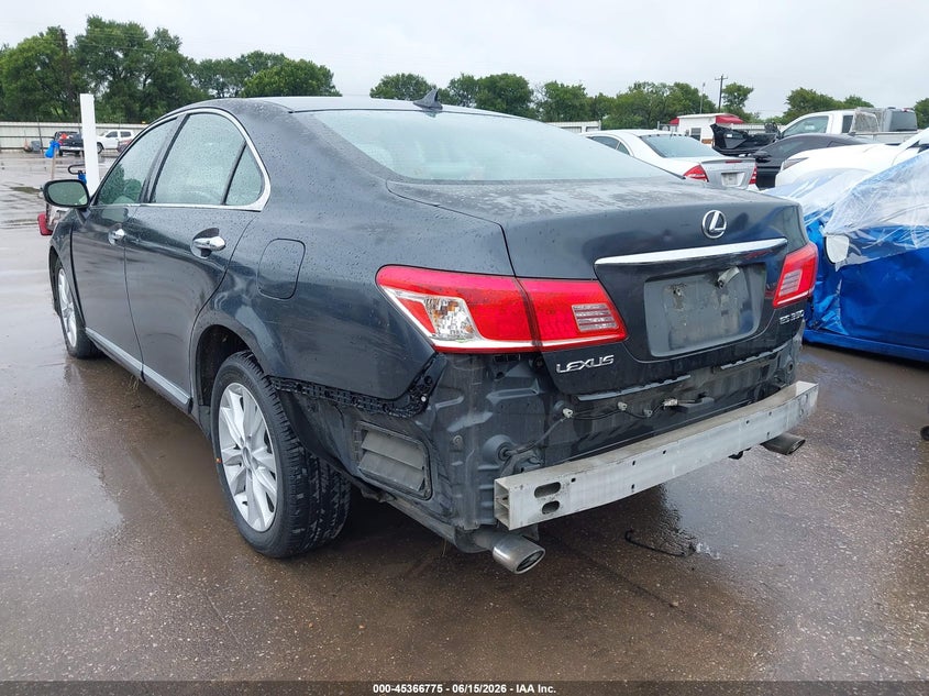 2010 Lexus Es 350 VIN JTHBK1EG5A2344538 IAAI salvage auction — REAR END, Salvage (Texas), sold $1,100 on 2026-07-21 (photo 3)