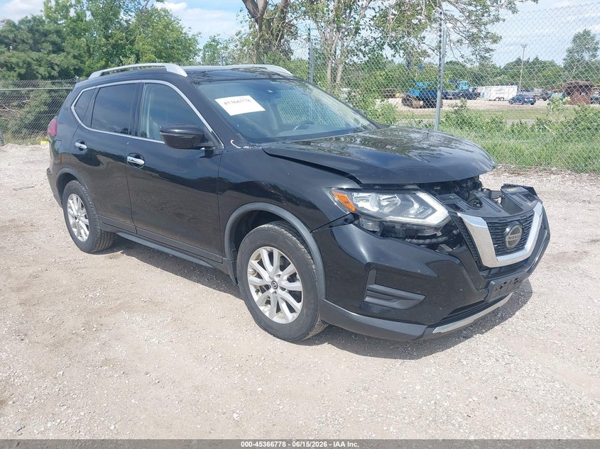 2019 Nissan Rogue VIN JN8AT2MV8KW376124 IAAI salvage auction — FRONT END, Clear (Wisconsin), sold $2,050 on 2026-07-14 (photo 1)
