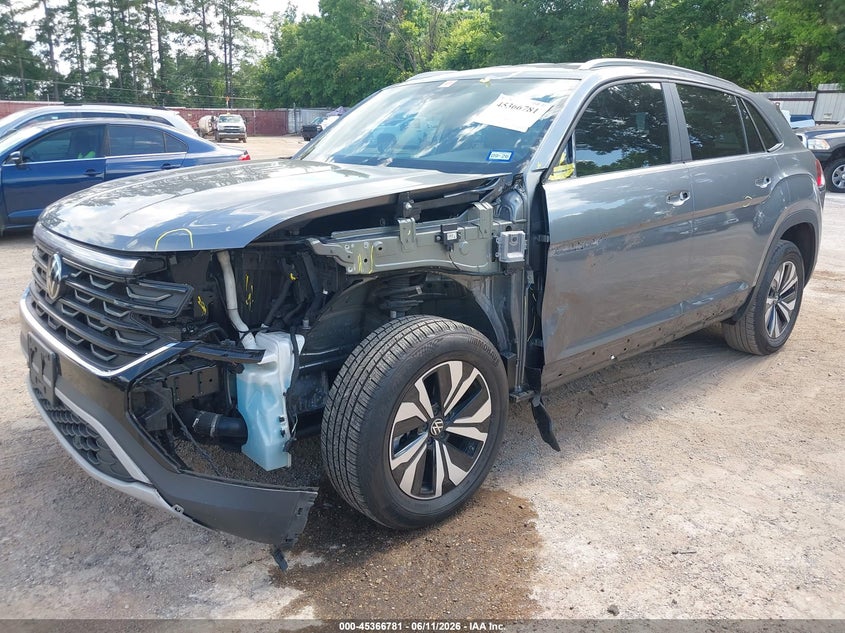 2024 Volkswagen Atlas cross sport VIN 1V2DE2CA3RC203171 IAAI salvage auction — LEFT SIDE, Original (Texas), sold $8,600 on 2026-08-22 (photo 2)