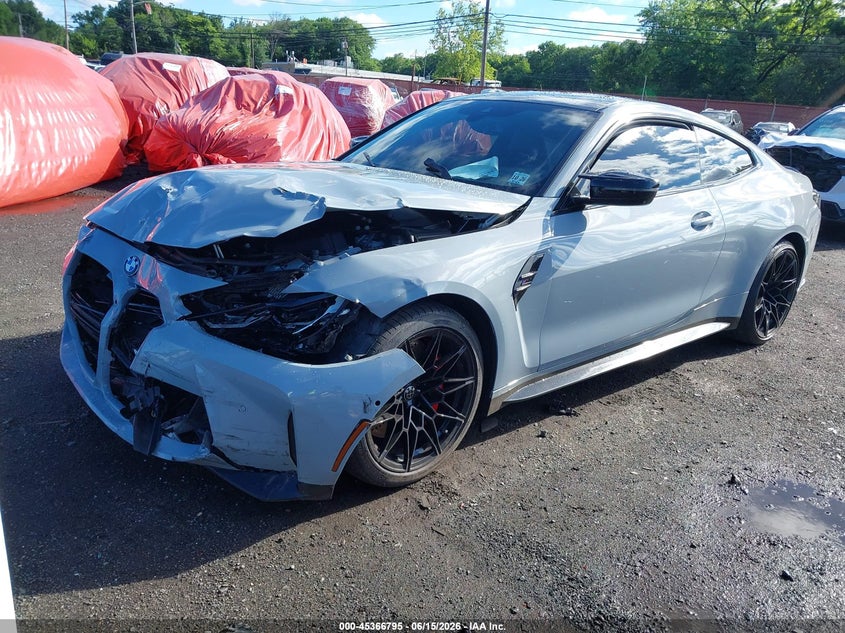 2022 BMW M4 VIN WBS43AZ01NCH93487 IAAI salvage auction — FRONT END, Salvage (Idaho), sold $25,250 on 2026-07-30 (photo 2)