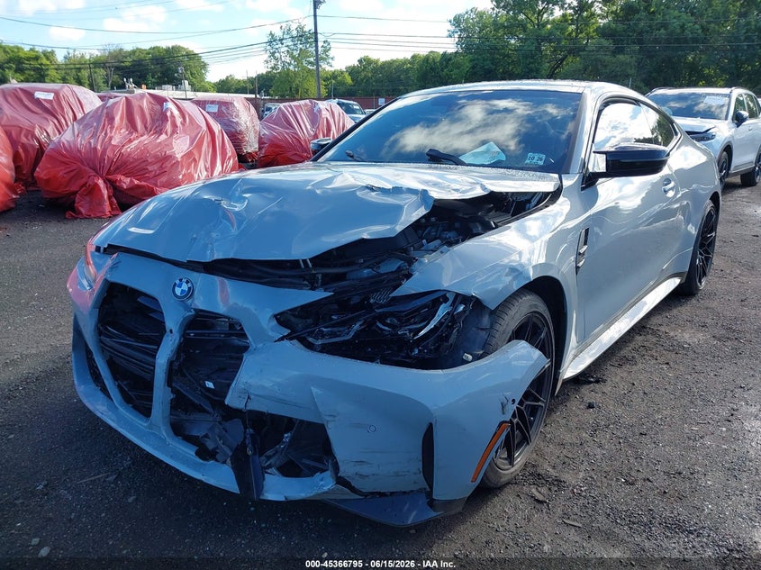 2022 BMW M4 VIN WBS43AZ01NCH93487 IAAI salvage auction — FRONT END, Salvage (Idaho), sold $25,250 on 2026-07-30 (photo 6)