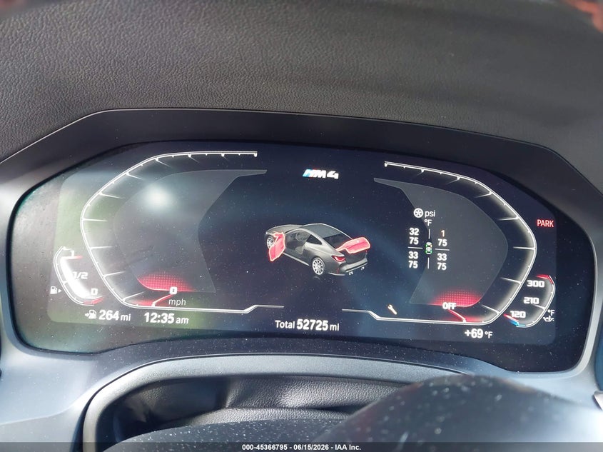 2022 BMW M4 VIN WBS43AZ01NCH93487 IAAI salvage auction — FRONT END, Salvage (Idaho), sold $25,250 on 2026-07-30 (photo 7)