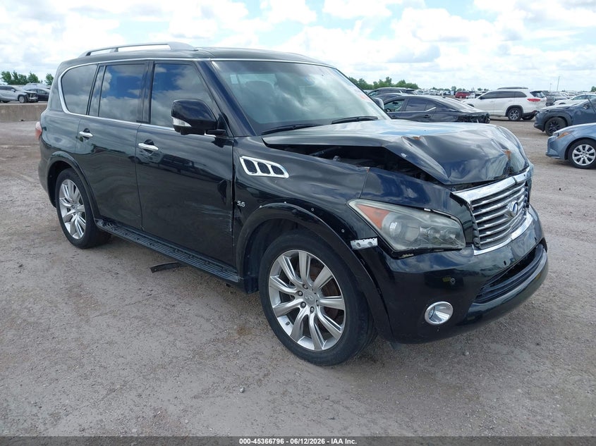 2014 Infiniti Qx80 VIN JN8AZ2NE9E9069173 IAAI salvage auction — NORMAL WEAR, Salvage Title, sold $1,950 on 2026-07-29 (photo 1)