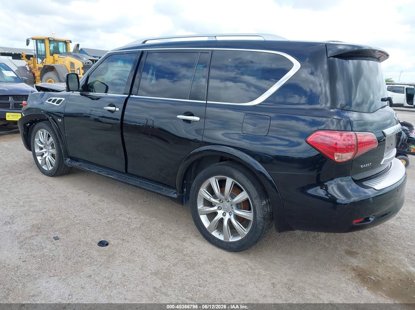 2014 Infiniti Qx80 VIN JN8AZ2NE9E9069173 IAAI salvage auction — NORMAL WEAR, Salvage Title, sold $1,950 on 2026-07-29 (photo 3)