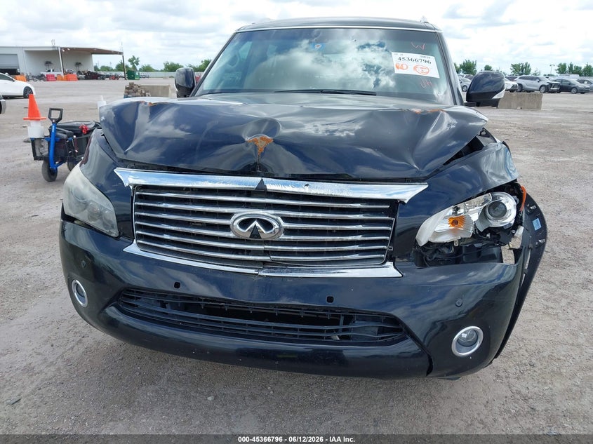 2014 Infiniti Qx80 VIN JN8AZ2NE9E9069173 IAAI salvage auction — NORMAL WEAR, Salvage Title, sold $1,950 on 2026-07-29 (photo 6)