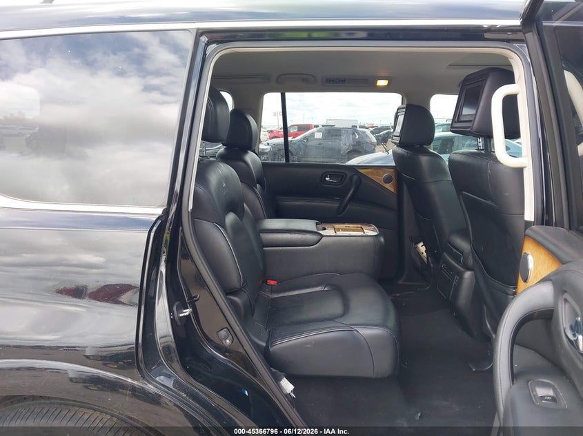 2014 Infiniti Qx80 VIN JN8AZ2NE9E9069173 IAAI salvage auction — NORMAL WEAR, Salvage Title, sold $1,950 on 2026-07-29 (photo 8)
