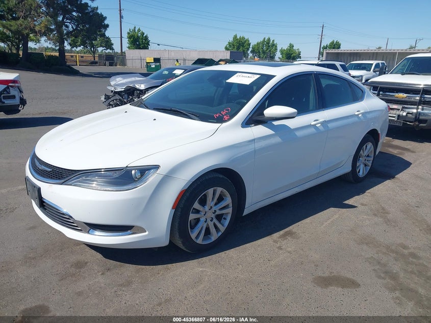 2015 Chrysler 200 VIN 1C3CCCAB0FN624869 IAAI salvage auction — RIGHT SIDE, Salvage Title, sold $25 on 2026-07-31 (photo 2)