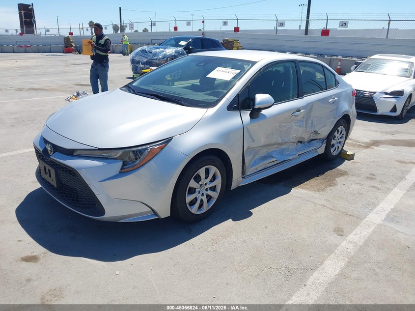 2021 Toyota Corolla VIN JTDEPMAE9MJ148019 IAAI salvage auction — LEFT SIDE, Salvage (California), sold $4,350 on 2026-07-08 (photo 2)