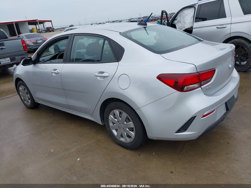 2023 Kia Rio VIN 3KPA24AD2PE564869 IAAI salvage auction — HAIL, Original (Texas), sold $7,700 on 2026-09-12 (photo 3)