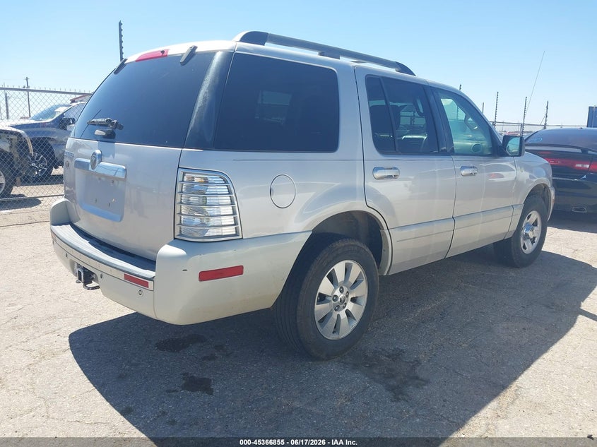 2006 Mercury Mountaineer VIN 4M2EU36E16UJ06192 IAAI salvage auction — NORMAL WEAR, Original (Texas), sold $300 on 2026-07-21 (photo 4)