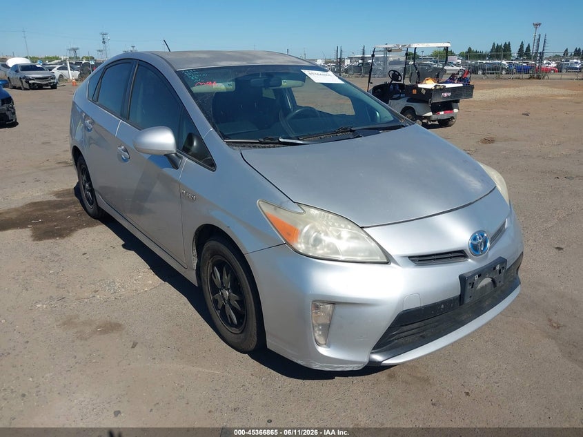 2013 Toyota Prius VIN JTDKN3DU1D1722019 IAAI salvage auction — NORMAL WEAR, Salvage Title, sold $925 on 2026-07-29 (photo 1)