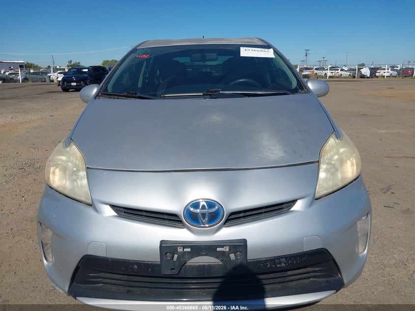 2013 Toyota Prius VIN JTDKN3DU1D1722019 IAAI salvage auction — NORMAL WEAR, Salvage Title, sold $925 on 2026-07-29 (photo 6)