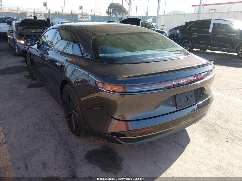 2026 Lucid Air VIN 50EA1TEA5TA049032 IAAI salvage auction — FRONT END, Salvage Title, sold $15,650 on 2026-08-03 (photo 3)