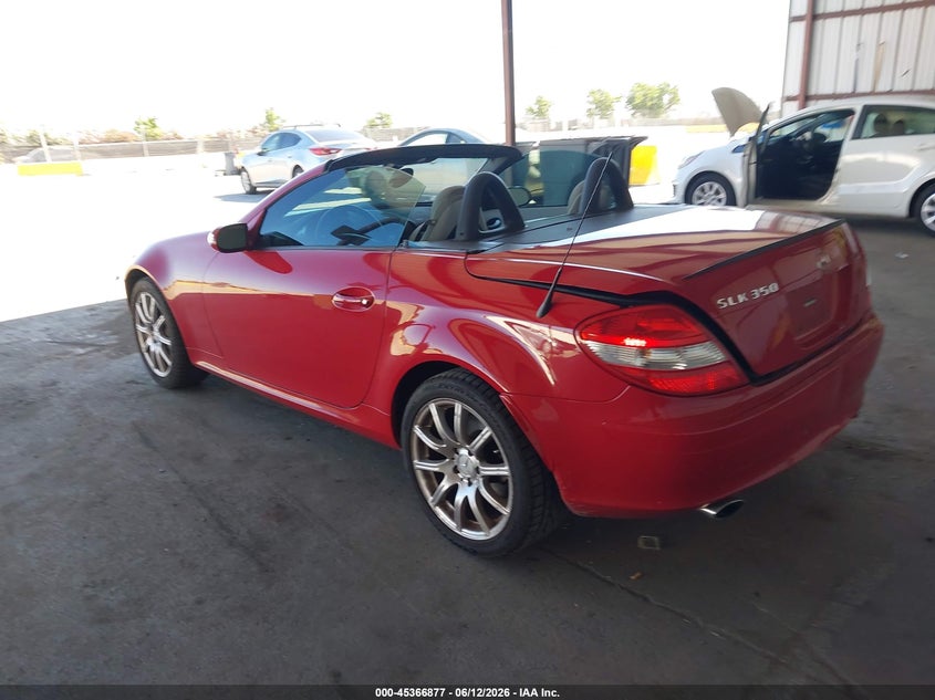 2006 Mercedes-benz Slk-class VIN WDBWK56F76F082729 IAAI salvage auction — REAR END, Salvage (California), sold $1,800 on 2026-07-09 (photo 3)