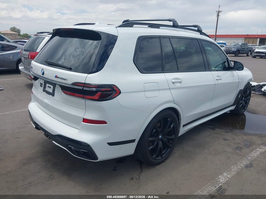 2025 BMW X7 VIN 5UX33EM00S9X88674 IAAI salvage auction — LEFT FRONT, Salvage (Arizona), sold $30,250 on 2026-07-21 (photo 4)