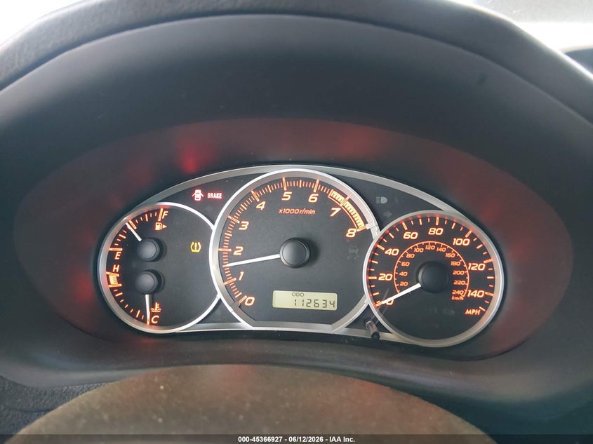 2011 Subaru Impreza VIN JF1GR7E62BG828643 IAAI salvage auction — FRONT END, Bill Of Sale (Washington), sold $3,550 on 2026-07-13 (photo 7)