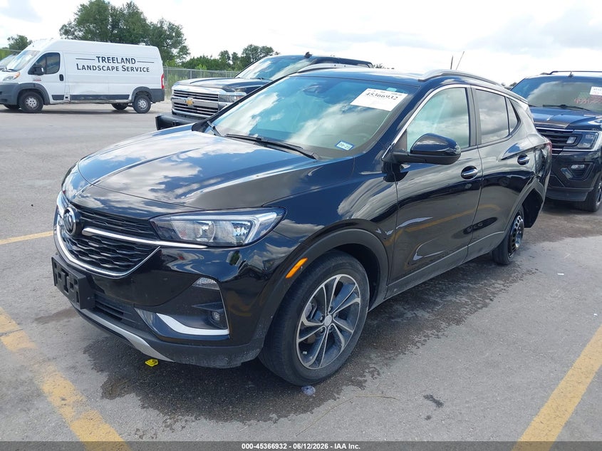 2023 Buick Encore gx VIN KL4MMDS25PB154353 IAAI salvage auction — REAR END, Salvage Title, sold $5,600 on 2026-07-30 (photo 2)