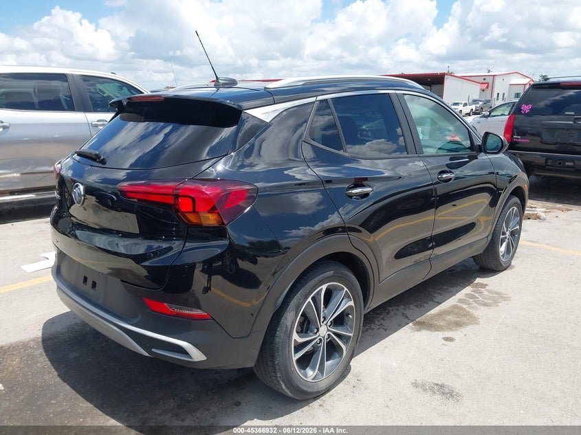 2023 Buick Encore gx VIN KL4MMDS25PB154353 IAAI salvage auction — REAR END, Salvage Title, sold $5,600 on 2026-07-30 (photo 4)