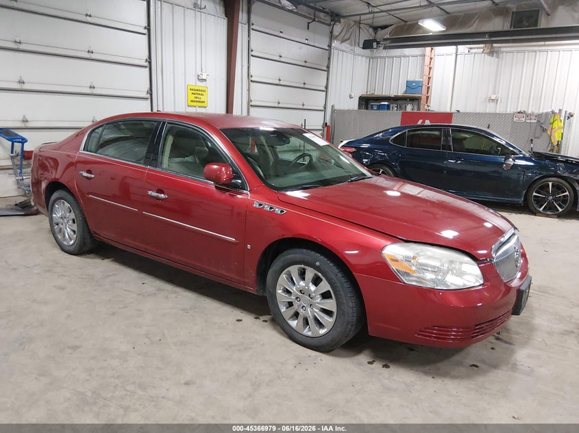 2009 Buick Lucerne VIN 1G4HD57M09U142511 IAAI salvage auction — REAR END, Salvage (Iowa), sold $350 on 2026-07-11 (photo 1)