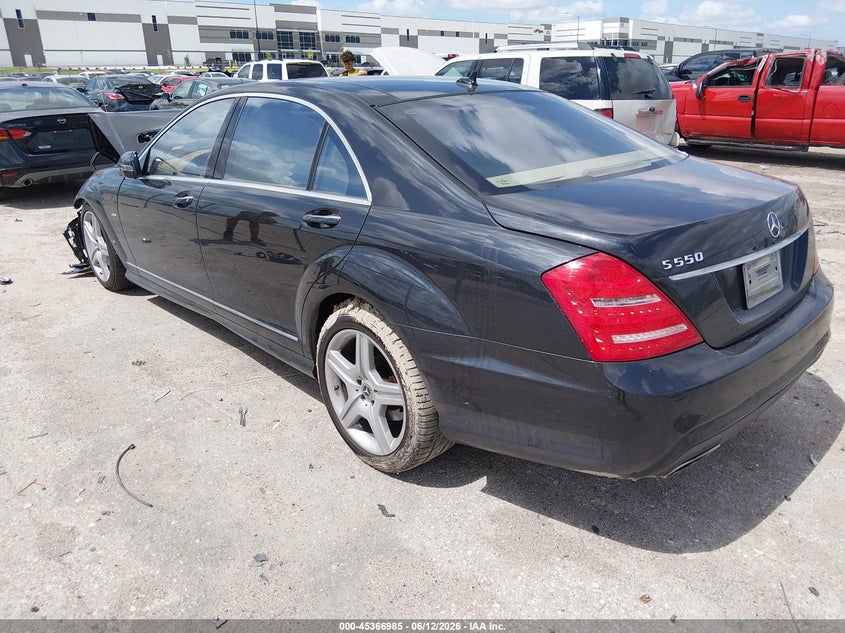 2012 Mercedes-benz S-klasse VIN WDDNG7DB0CA469700 IAAI salvage auction — FRONT END, Salvage (Texas), sold $1,150 on 2026-08-18 (photo 3)