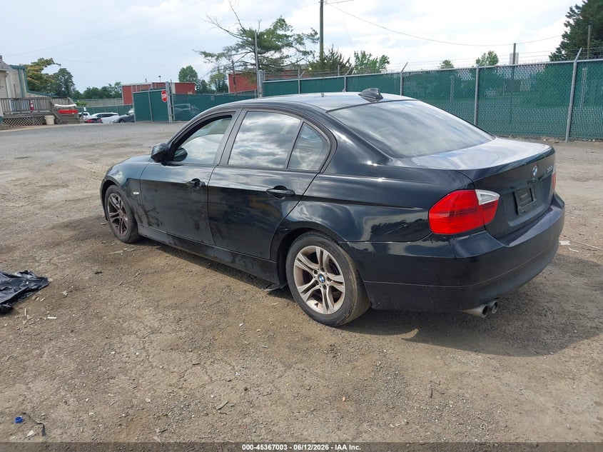 2008 BMW 3er VIN WBAVA335X8KX88584 IAAI salvage auction — FRONT END, Clear (Virginia), sold $25 on 2026-07-30 (photo 3)