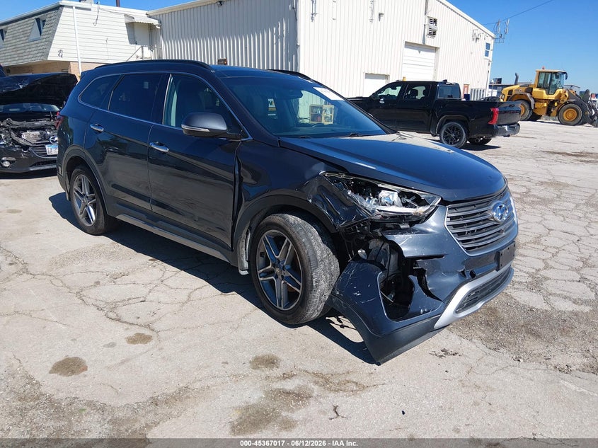 2017 Hyundai Santa fe VIN KM8SRDHF9HU198026 IAAI salvage auction — RIGHT FRONT, Salvage (Illinois), sold $3,900 on 2026-07-28 (photo 1)