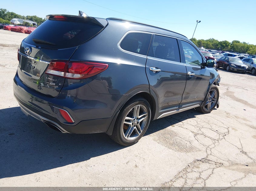 2017 Hyundai Santa fe VIN KM8SRDHF9HU198026 IAAI salvage auction — RIGHT FRONT, Salvage (Illinois), sold $3,900 on 2026-07-28 (photo 4)