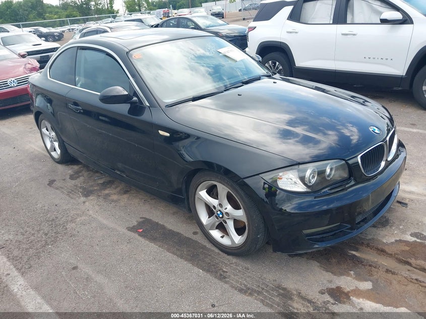 2009 BMW 1 series VIN WBAUP73519VK75757 IAAI salvage auction — NORMAL WEAR, Clear (Tennessee), sold $475 on 2026-07-14 (photo 1)