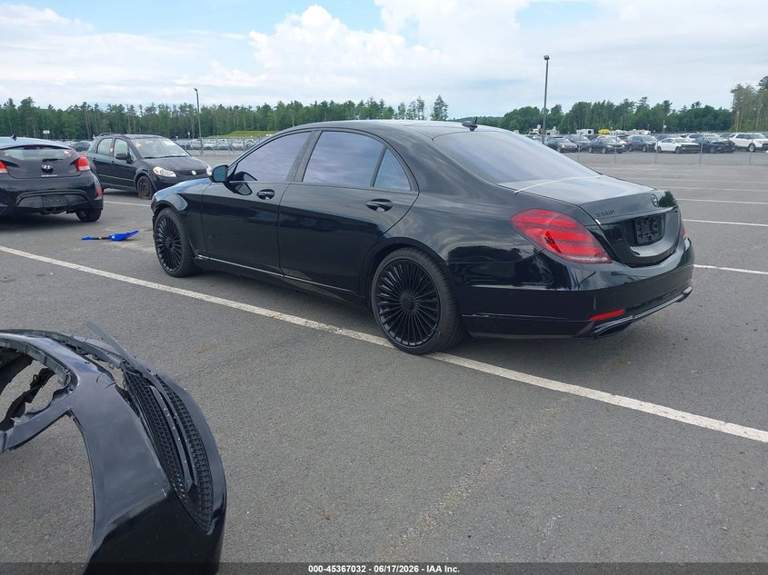 2019 Mercedes-benz S-klasse VIN WDDUG8GB6KA497464 IAAI salvage auction — FRONT END, Mv-907A (New York), sold $10,100 on 2026-07-30 (photo 3)