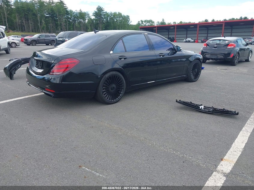 2019 Mercedes-benz S-klasse VIN WDDUG8GB6KA497464 IAAI salvage auction — FRONT END, Mv-907A (New York), sold $10,100 on 2026-07-30 (photo 4)
