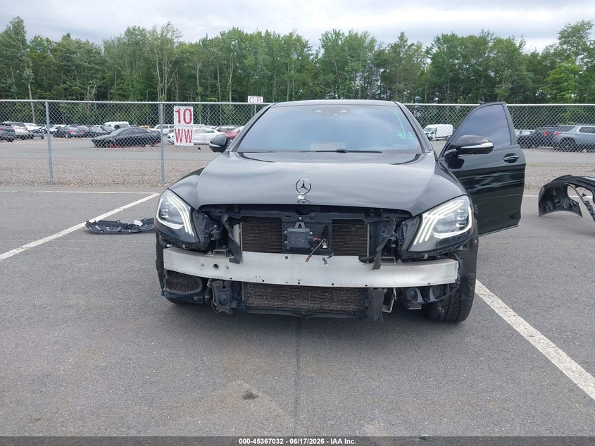 2019 Mercedes-benz S-klasse VIN WDDUG8GB6KA497464 IAAI salvage auction — FRONT END, Mv-907A (New York), sold $10,100 on 2026-07-30 (photo 6)