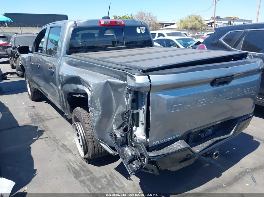 2026 Chevrolet Colorado VIN 1GCPSBEK2T1191725 IAAI salvage auction — LEFT SIDE, Salvage Certificate (California), sold $9,750 on 2026-07-08 (photo 3)