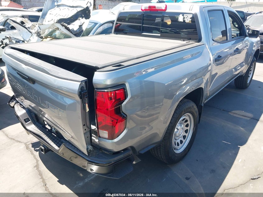 2026 Chevrolet Colorado VIN 1GCPSBEK2T1191725 IAAI salvage auction — LEFT SIDE, Salvage Certificate (California), sold $9,750 on 2026-07-08 (photo 4)
