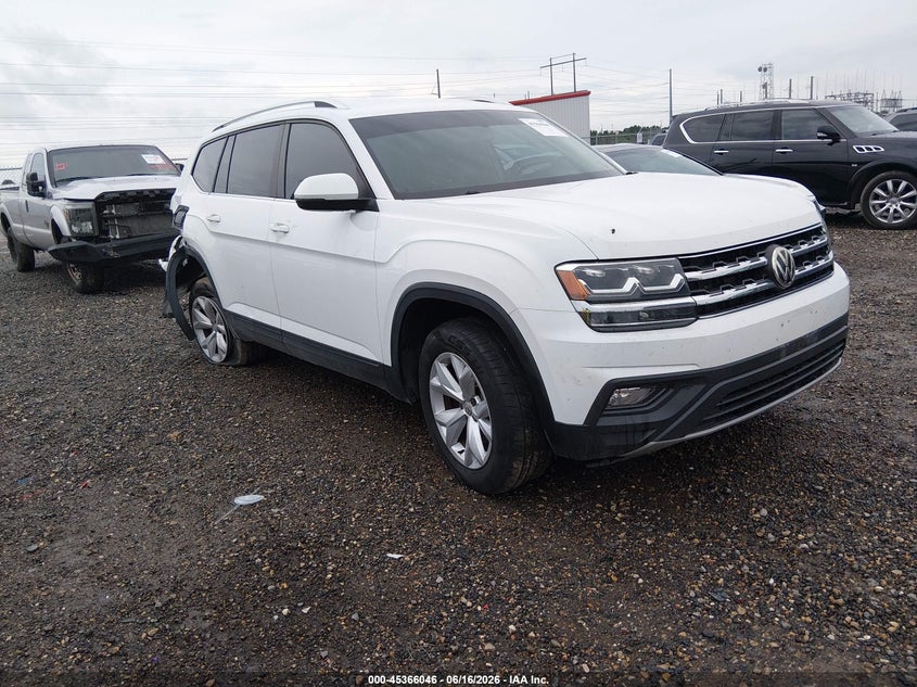 2019 Volkswagen Atlas VIN 1V2LR2CA6KC533635 IAAI salvage auction — REAR END, Salvage Title, sold $3,400 on 2026-08-01 (photo 1)