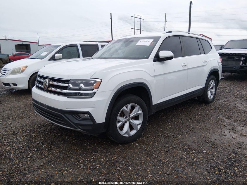 2019 Volkswagen Atlas VIN 1V2LR2CA6KC533635 IAAI salvage auction — REAR END, Salvage Title, sold $3,400 on 2026-08-01 (photo 2)