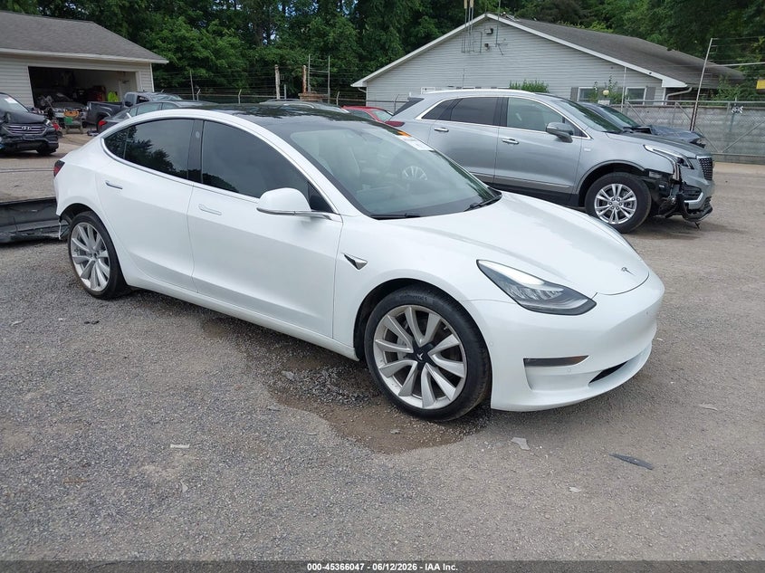 2020 Tesla Model 3 VIN 5YJ3E1EB3LF703757 IAAI salvage auction — REAR END, Salvage (Ohio), sold $11,500 on 2026-07-06 (photo 1)