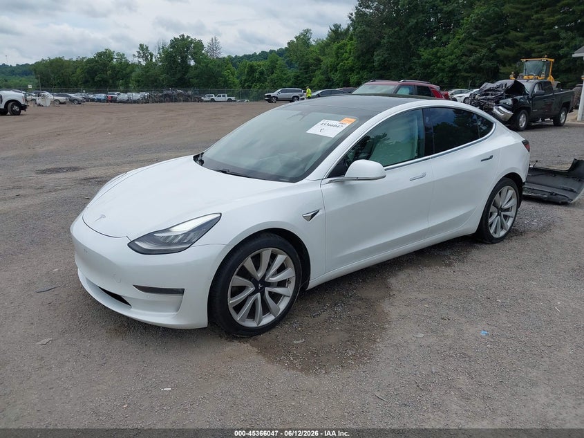 2020 Tesla Model 3 VIN 5YJ3E1EB3LF703757 IAAI salvage auction — REAR END, Salvage (Ohio), sold $11,500 on 2026-07-06 (photo 2)