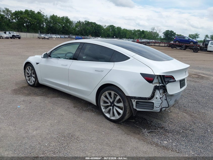 2020 Tesla Model 3 VIN 5YJ3E1EB3LF703757 IAAI salvage auction — REAR END, Salvage (Ohio), sold $11,500 on 2026-07-06 (photo 3)