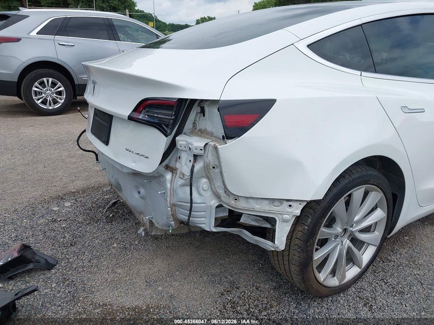 2020 Tesla Model 3 VIN 5YJ3E1EB3LF703757 IAAI salvage auction — REAR END, Salvage (Ohio), sold $11,500 on 2026-07-06 (photo 6)