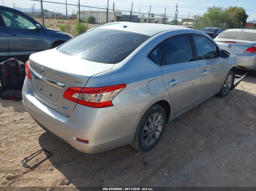 2014 Nissan Sentra VIN 3N1AB7AP9EY237654 IAAI salvage auction — FRONT END, Salvage (Arizona), sold $650 on 2026-07-09 (photo 4)
