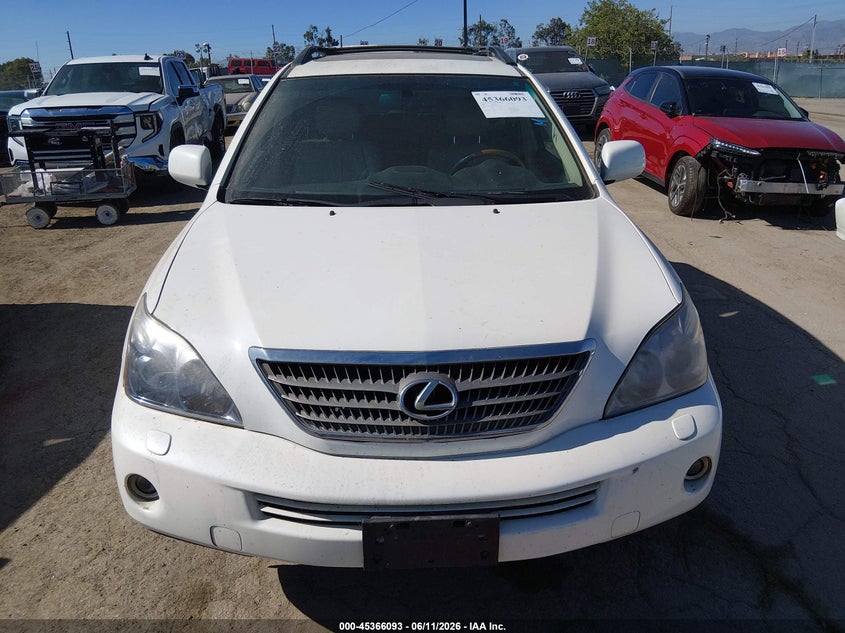 2008 Lexus Rx 400h VIN JTJGW31U182850555 IAAI salvage auction — LEFT REAR, Salvage (California), sold $1,500 on 2026-07-29 (photo 6)