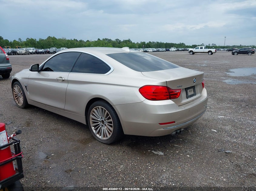 2015 BMW 4er VIN WBA3N9C56FK246331 IAAI salvage auction — WATER/FLOOD, Rebuildable (Florida), sold $300 on 2026-07-28 (photo 3)
