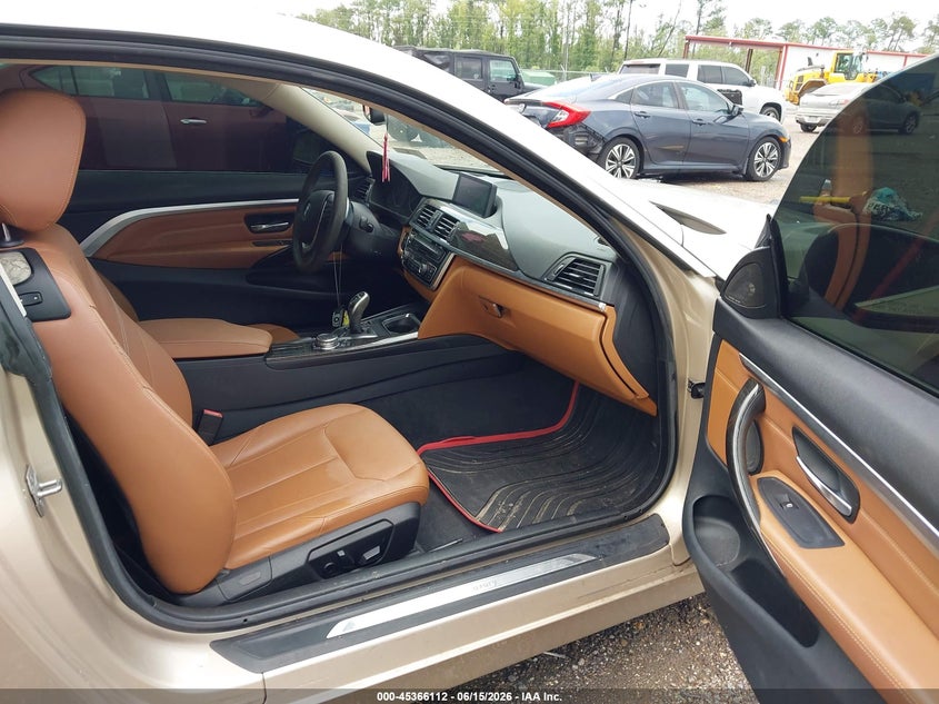 2015 BMW 4er VIN WBA3N9C56FK246331 IAAI salvage auction — WATER/FLOOD, Rebuildable (Florida), sold $300 on 2026-07-28 (photo 5)