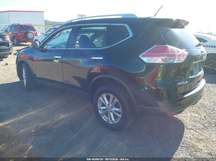 2016 Nissan Rogue VIN KNMAT2MV9GP642747 IAAI salvage auction — RIGHT FRONT, Bill Of Sale (Washington), sold $375 on 2026-07-14 (photo 3)