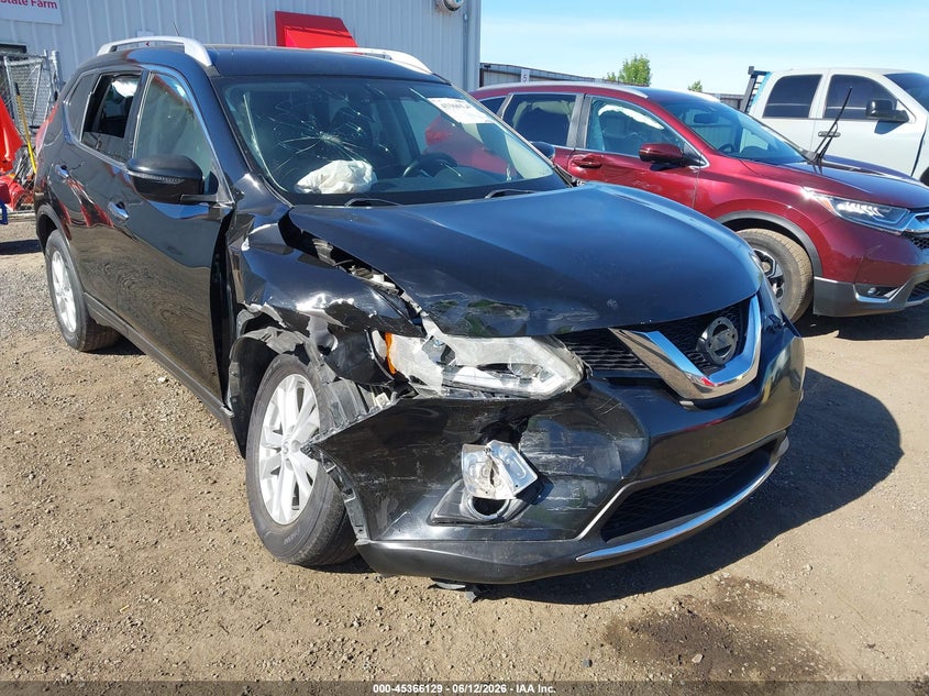 2016 Nissan Rogue VIN KNMAT2MV9GP642747 IAAI salvage auction — RIGHT FRONT, Bill Of Sale (Washington), sold $375 on 2026-07-14 (photo 6)