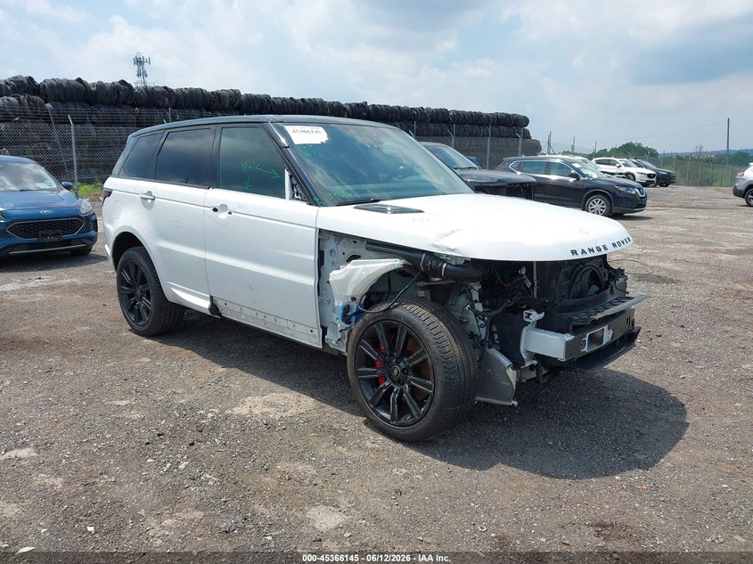 2021 Land rover Range rover sport VIN SALWS2RU8MA761924 IAAI salvage auction — FRONT END, Salvage (Pennsylvania), sold $15,800 on 2026-07-31 (photo 1)