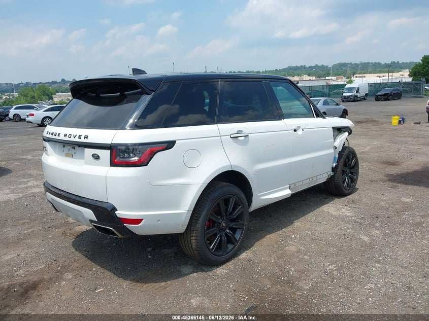 2021 Land rover Range rover sport VIN SALWS2RU8MA761924 IAAI salvage auction — FRONT END, Salvage (Pennsylvania), sold $14,925 on 2026-07-24 (photo 4)