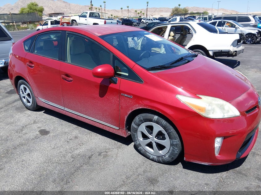 2012 Toyota Prius VIN JTDKN3DU9C5469121 IAAI salvage auction — NORMAL WEAR, Clear (Arizona), sold $2,000 on 2026-07-31 (photo 1)