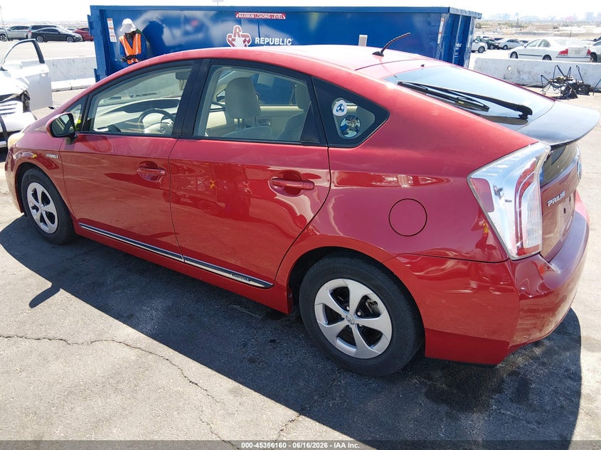 2012 Toyota Prius VIN JTDKN3DU9C5469121 IAAI salvage auction — NORMAL WEAR, Clear (Arizona), sold $2,000 on 2026-07-31 (photo 3)
